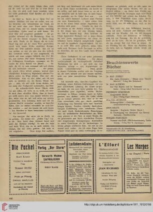 Beachtenswerte Bücher