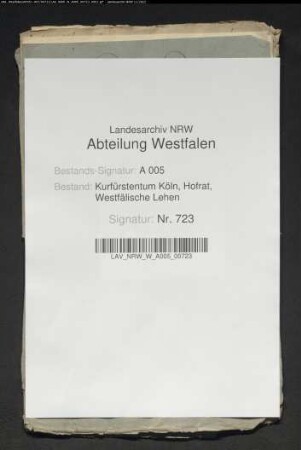 Korrespondenz mit dem Kurfürsten in Sachen Hallisches Waisenhaus gegen von Canstein