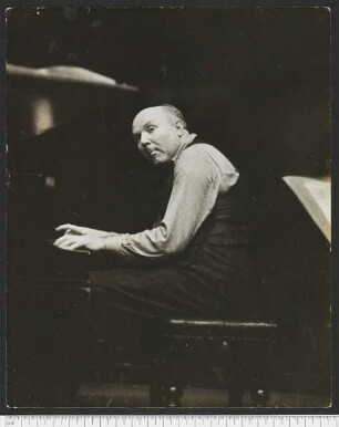 Porträtaufnahme Walter Gieseking