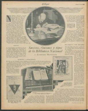 Sucesos, rincones y tipos de la Biblioteca Nacional