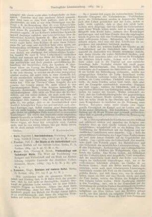 69-72 [Rezension] Fischer, E., Der Glaube an die Unsterblichkeit nach seinem Einfluß auf das sittliche Leben