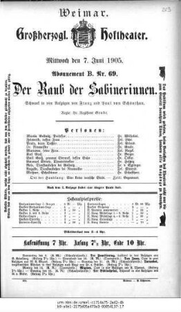 Der Raub der Sabinerinnen