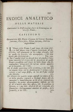 Indice Analitico Delle Materie