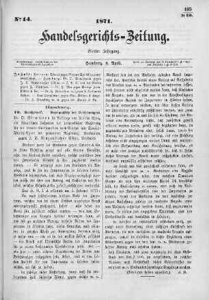 No. 14. 8. April 1871