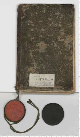 Ambts- und Gilde-Brief des Riemer und Beutler-Amtes zu Lüneburg. Mitangebunden einige Aktenabschriften und gedruckte Edikten 1732 - 1803.