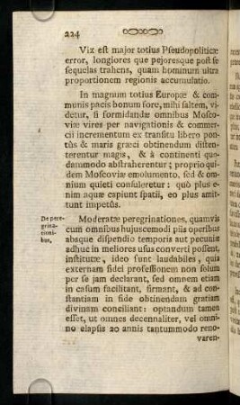 224-235, De peregrinationibus; ...