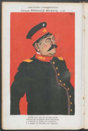 Coronel Francisco Armesto : Caricaturas contemporáneas