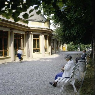 Bad Liebenstein. Wandelhalle. Längsseite von Osten