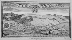 Schmiedeberg im Erzgebirge : Christian Rosenlöcher. Schmiedeberg im Erzgebirge. Deckfarbenmalerei, 1724