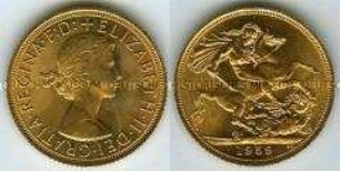 Großbritannien, Pound Souvereign