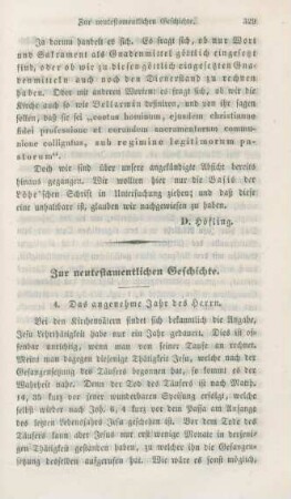 329[359]-334[364] Zur neutestamentlichen Geschichte