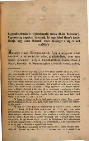 Kézai Simon mester Magyar krónikája