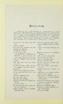 Wörterbuch