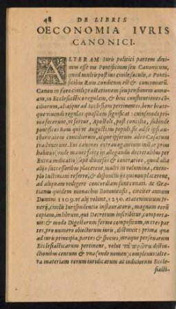 Oeconomia Iuris Canonici.