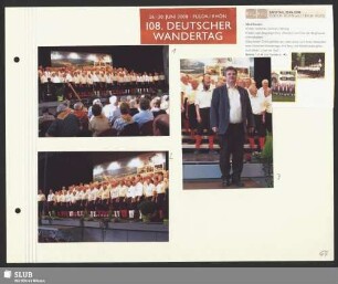 Der Bergsteigerchor und der Chor „Bergfreunde Schmalkalden“ singen gemeinsam zum 108. Deutschen Wandertag (Bilder 1 und 2)