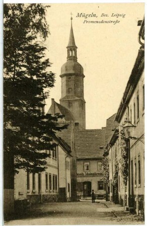 Mügeln. Promenadenstraße