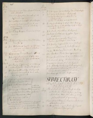 Sommerhalbjahr 1709. Rektorat Rudolf Jakob Camerarius
