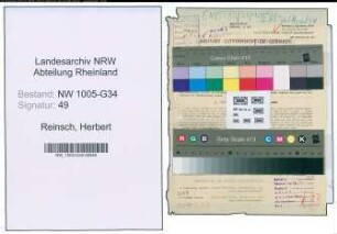 Entnazifizierung Herbert Reinsch , geb. 16.02.1910 (Apotheken)