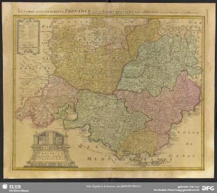 Le Comte et Gouvernement de Provence Avec les Terres Adiacentes