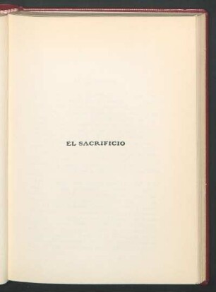 El sacrificio