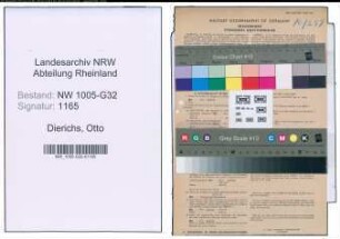 Entnazifizierung Otto Dierichs , geb. 23.05.1900 (Lehrer)