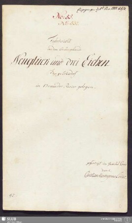 Fahrbericht von dem Grubengebaeude Neuglück und drei Eichen Fdgr zu Erbisdorf in Braender Revier gelegen - 17.6425 4.