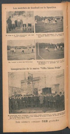 Inauguración de la nueva "Villa Sáenz Peña" - [Ilustración]