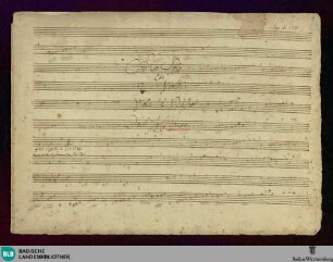 Silla. Excerpts - Don Mus.Ms. 558 : A, strings