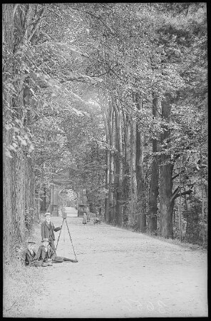 Waldenburg. Park Grünfeld Eingang