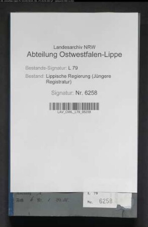 Aushebung der Militärpflichtigen, Band 3, Teil 1