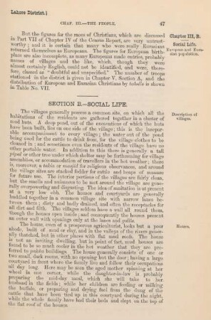 Section B. - Social life