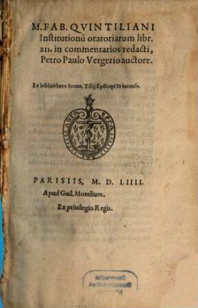 Institutiones oratoriae
