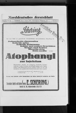 Nr. 23 1924 : Jahrgang 1924 Hamburg, den 3.August 1924 Nummer 23