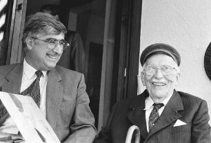 100. Geburtstag von Dr. Richard Heine [mit Rolf Böhme]