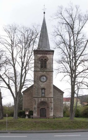 Evangelische Kirche (Kirche, evangelisch, Werksteinbau); Vöhl, Alte Bundesstraße 1