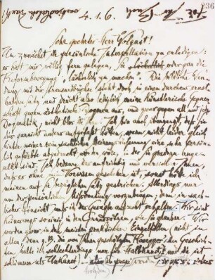Brief an Heinrich Wolgast