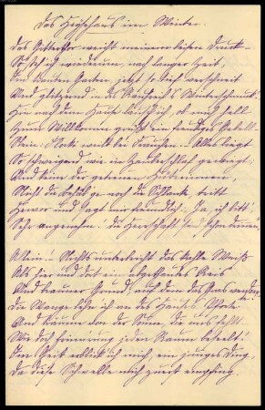 Joseph Joachim (1822-1882) und Helene Raff (1865-1942) Nachlass: Brief von Helene Raff an Paul Heyse - BSB Raffiana V. Heyse, Paul