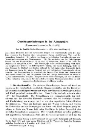 Gezeitenerscheinungen inder Atmosphäre