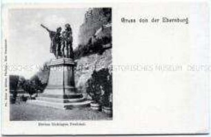 Das Hutten-Sickingen-Denkmal auf Burg Ebernburg
