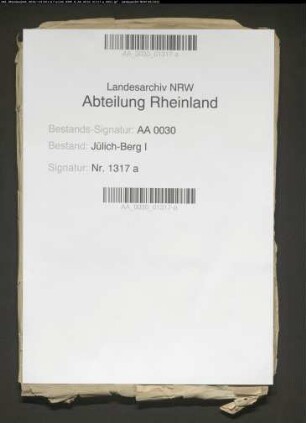 Hebebuch der Renten und Gefälle vom Schloss und Amt ANGERMUND-LANDSBERG