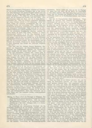 475-477 [Rezension] Haering, Theodor, Die Lebensfrage der systematischen Theologie, die Lebensfrage des christlichen Glaubens