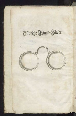 Jüdische Augen-Gläser.