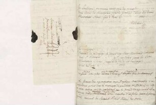 Texte zu den Icones specierum plantarum Linnaei Equitis von der Hand Maelrondts und der Karoline Luise.