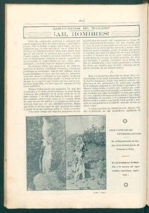 ¡Ah, hombres! : Los cuentos de "Sábado"