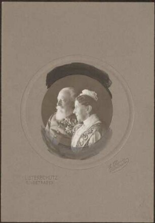 Großherzog Friedrich I. von Baden und Großherzogin Luise (Postkarte)