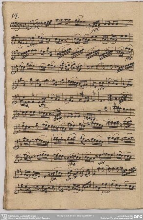 14. Allegro, A-Dur