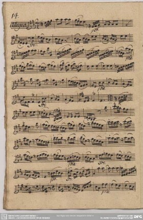 14. Allegro, A-Dur
