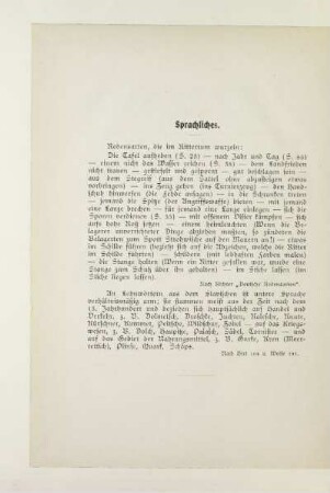 Sprachliches