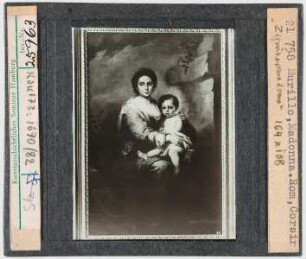 Bartolomé Estéban Murillo: Madonna ("Zigeunermadonna"). Rom, Galleria Corsini (Stoedtner-Nr. 21758)