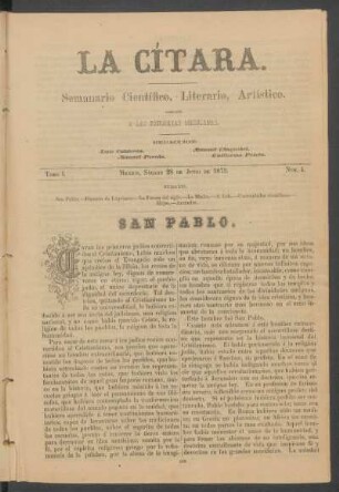 1873,1,4: tomo 1, núm. 4 (28 de junio de 1873)
